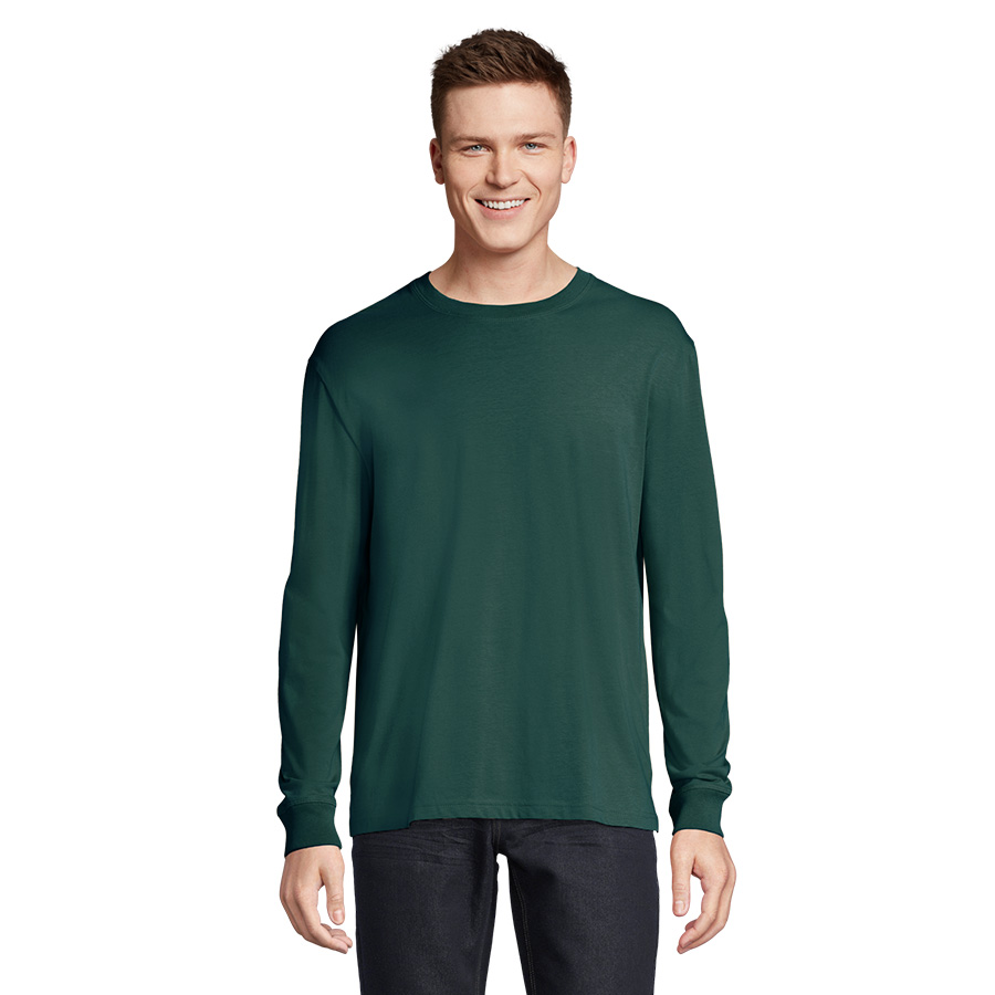 Футболка мужская PIONEER Long Sleeve,зеленый, L, 100% хлопок,175 г/м2
